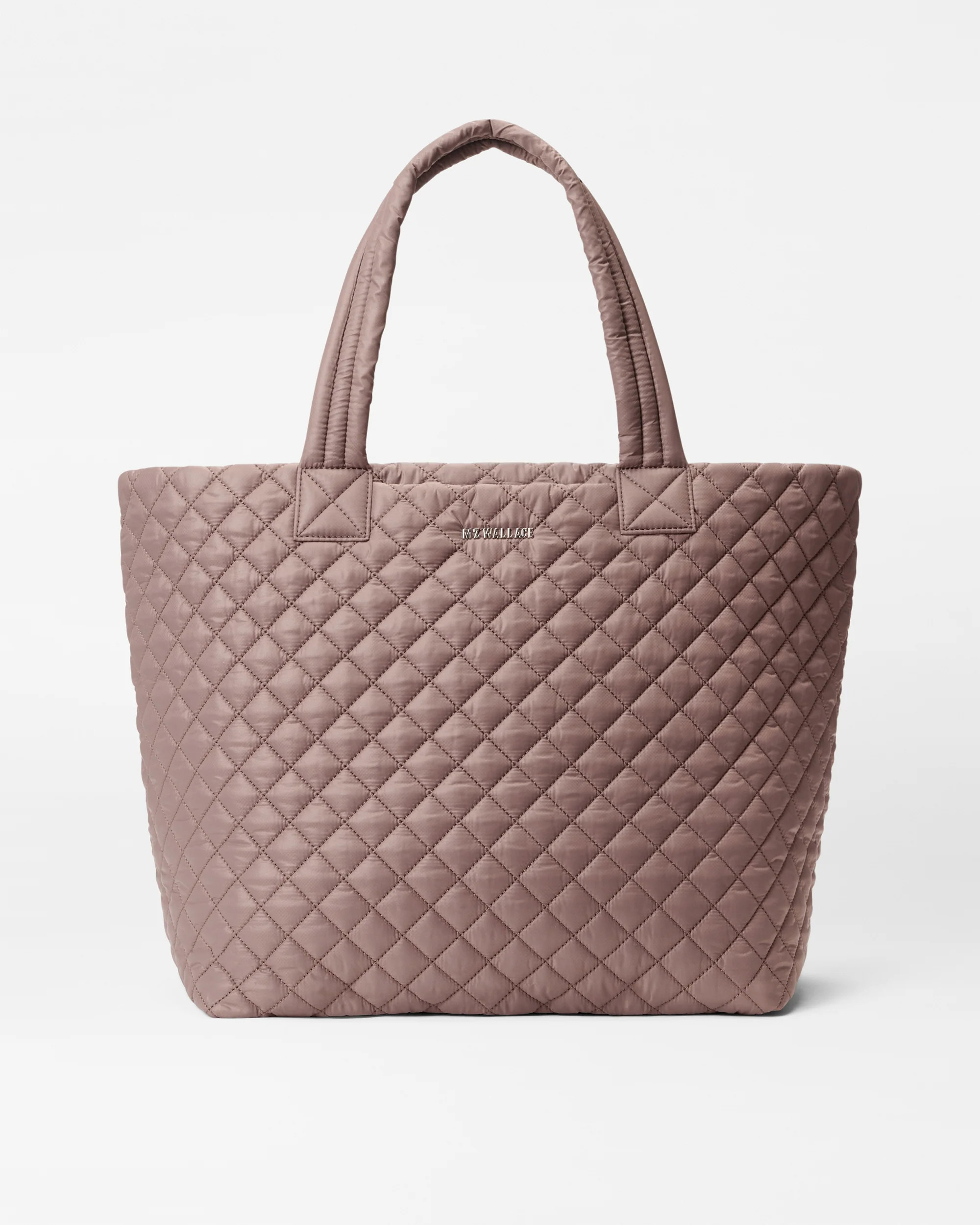 Deluxe Large Metro Quilted Tote Bag in Mauve | MZ Wallace | MZ Wallace