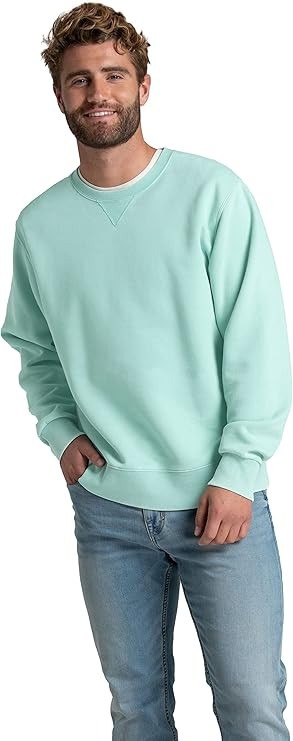 Fruit of the Loom Men's Eversoft Fleece Crewneck Sweatshirts, Moisture Wicking & Breathable, Size... | Amazon (US)