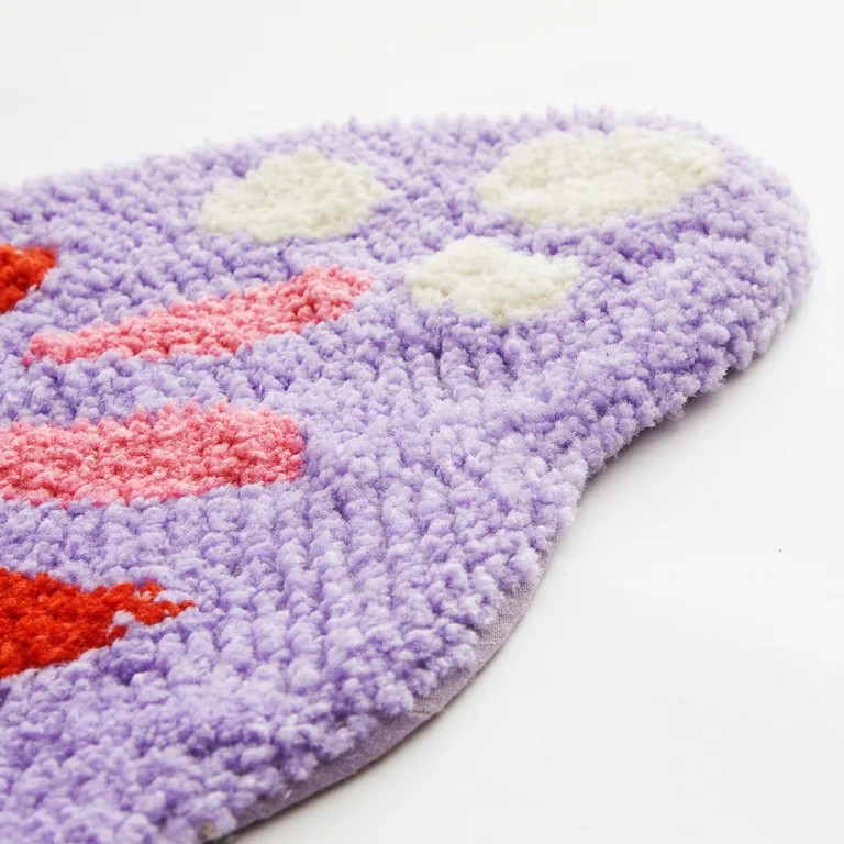 Mainstays 30" x 24" Butterfly Shaped Rug, Multi-Color | Walmart (US)