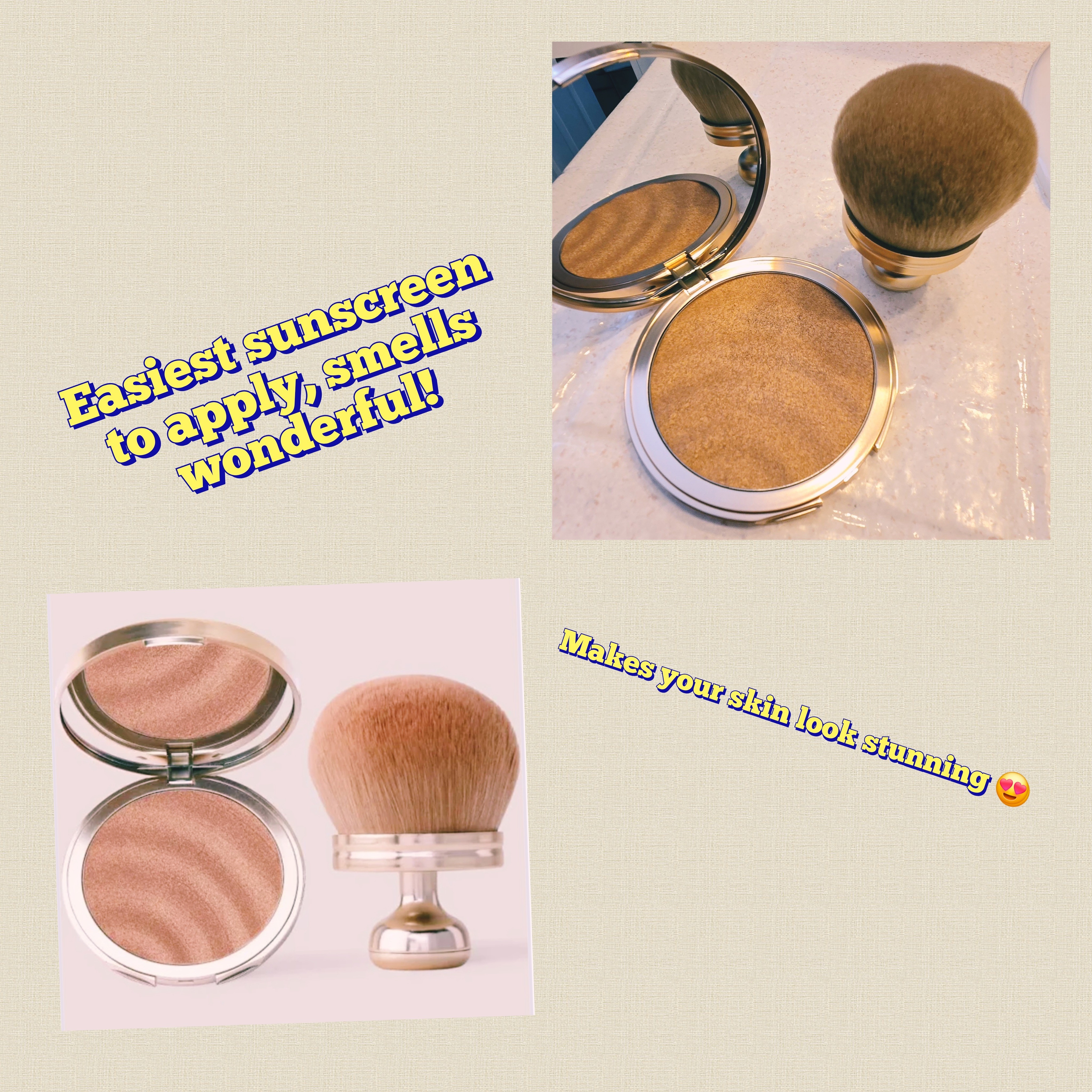 I just received mine and I'm so impressed! I'll post a demo soon. Glow brighter with this ultra-radiant, 100% mineral sunscreen illuminator that makes applying and reapplying sun care feel effortless. This easy-to-use compact delivers a buildable, warm golden sheen powered by light-diffusing mica, giving skin a sun-kissed glow on both body and face. The talc-free formula glides on smoothly without feeling heavy or chalky, creating a transfer-proof, radiant finish perfect for quick touch-ups or on-the-go protection. Lightly scented with Kopari’s signature sweet coconut milk, it’s your new glow-anywhere, glow-everywhere SPF.

#LTKselfcare #LTKBeauty #LTKOver40