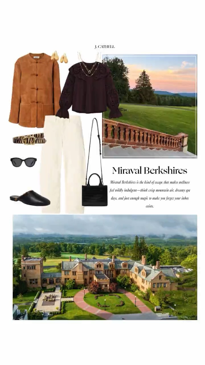🍂 The Berkshires in the fall are everything you want in a cozy New England escape.

In this guide, I’m sharing where to stay, what to do, and what to wear for the perfect autumn weekend—from charming inns and scenic drives to relaxed lunches, leaf-peeping, and cozy evenings by the fire.

Think polished layers, rich fall tones, comfortable boots, classic knits, and effortless outfits made for crisp mornings and golden afternoons. Tap to shop the looks and plan your own chic Berkshires getaway. 🤎✨#TheBerkshires #FallTravel #NewEnglandFall #FallStyle #TravelStyle #AutumnOutfits #WeekendGetaway #CozyStyle #LTKFinds

#LTKTravel #LTKSeasonal #LTKOver40 #LTKTravel