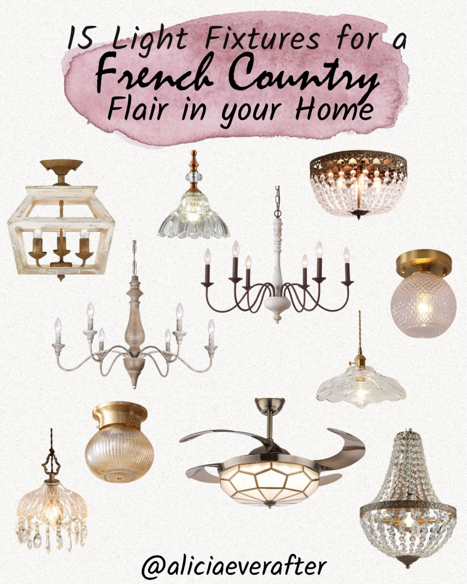 Light Fixtures that will add that French acoustic try flair to your Modern Organic Transitional interior design! 

#LTKhome