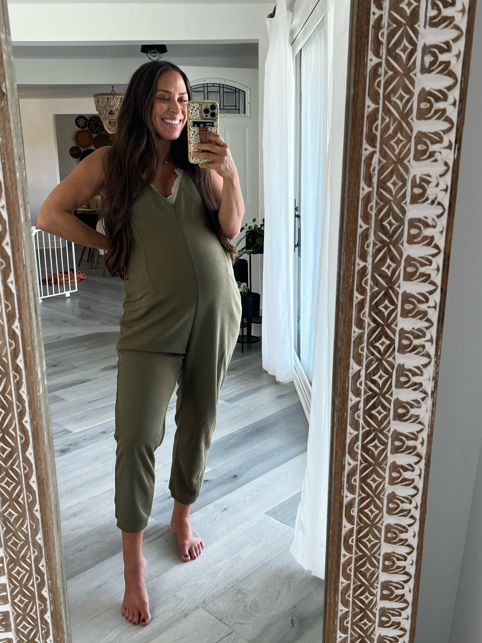 Perfect fall jumper / jumpsuit! 

Olive waffle knit 
Amazon jumpsuit 
Cozy comfy fall outfit 
Maternity fall outift 
Postpartum fall outfit 
Bump friendly fall outift 

#LTKfindsunder50 #LTKstyletip #LTKbump