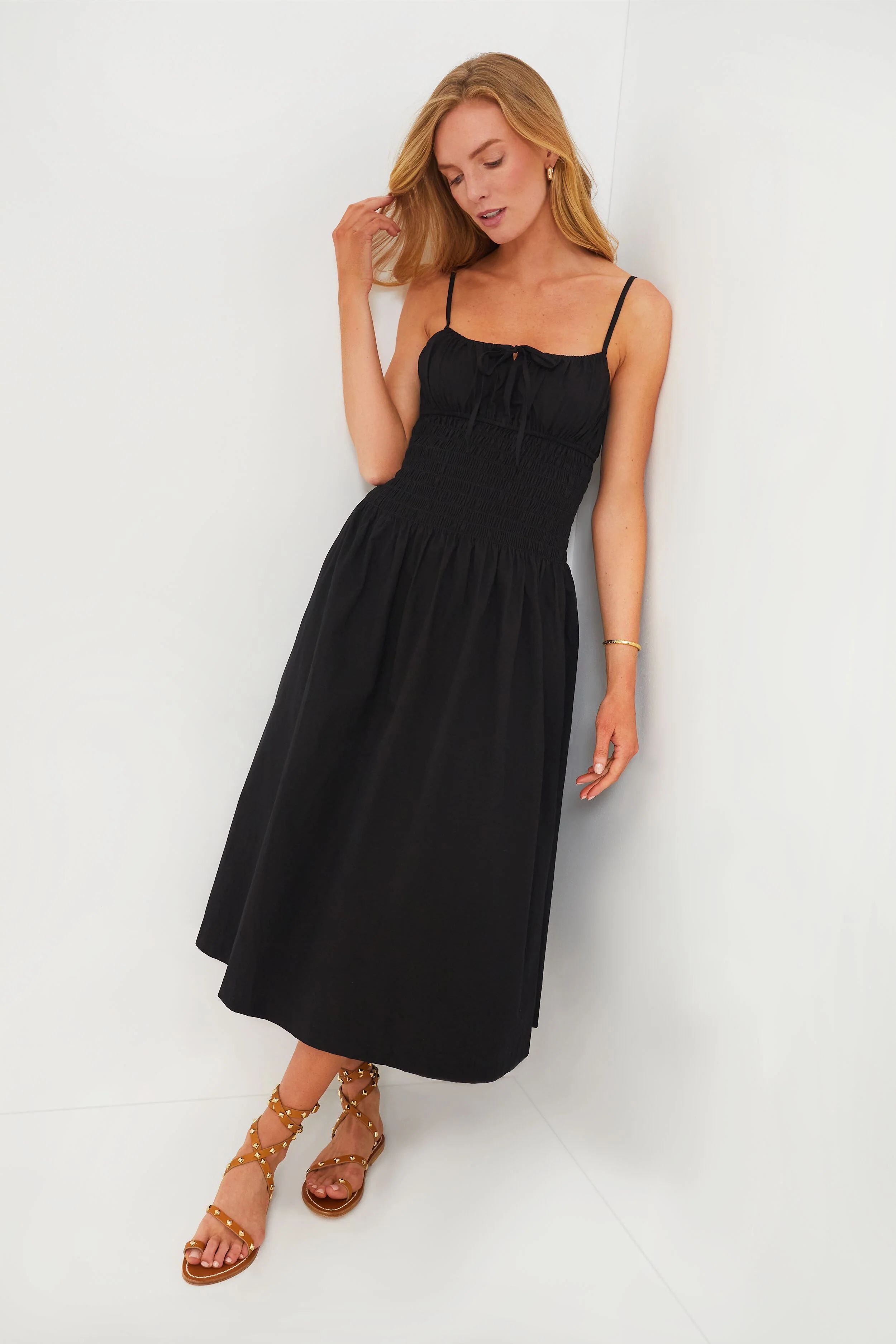 Black Barbara Dress | Tuckernuck (US)