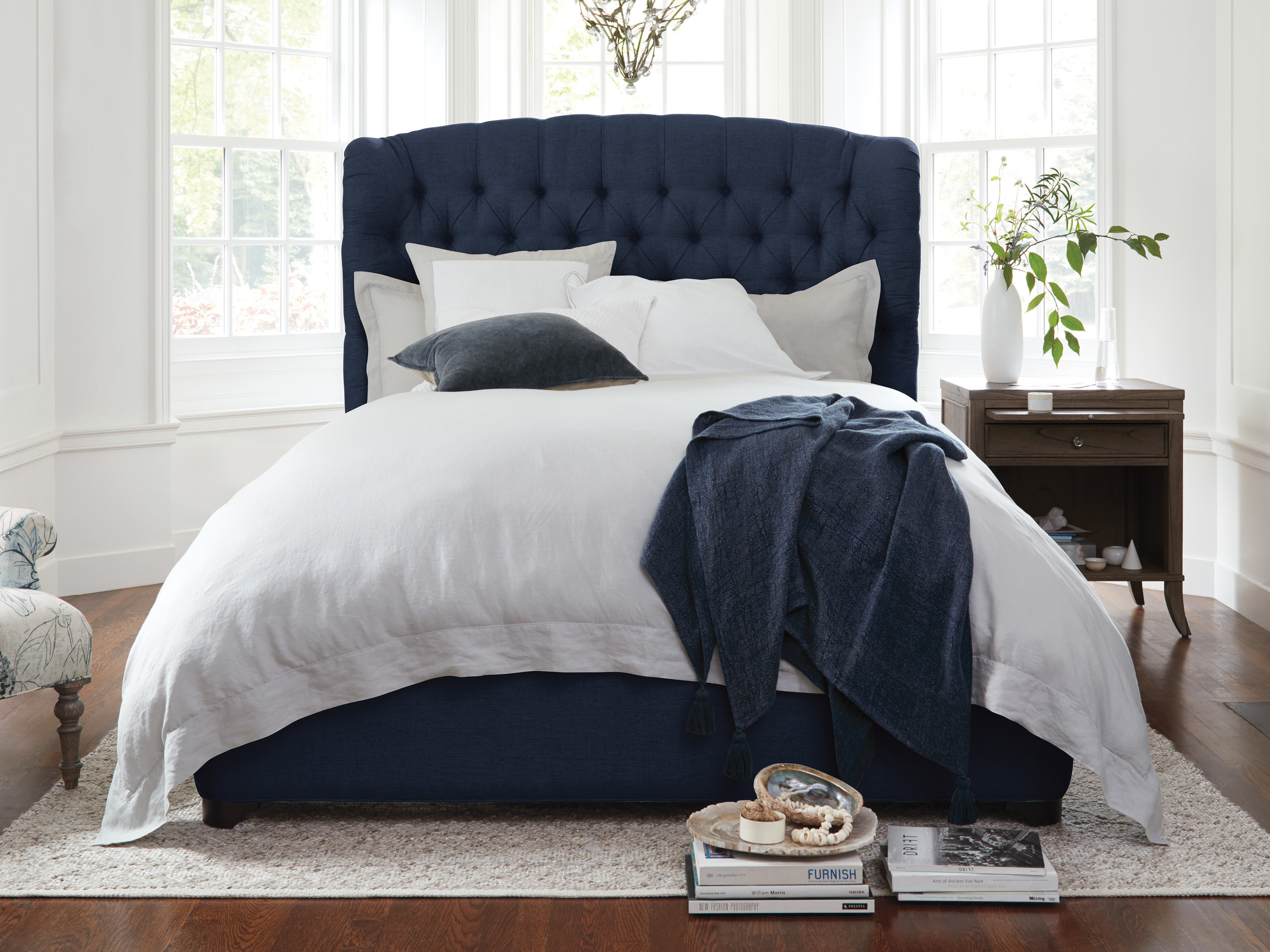 Mariah Tufted Bed | Arhaus