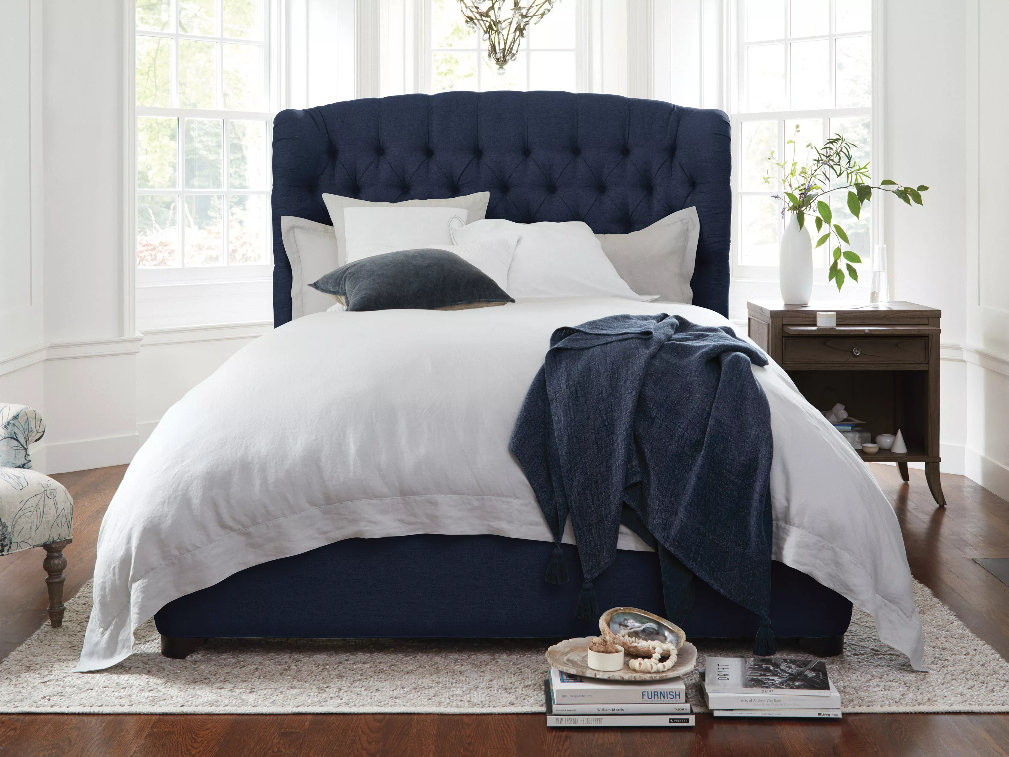 Arhaus mariah deals tufted bed