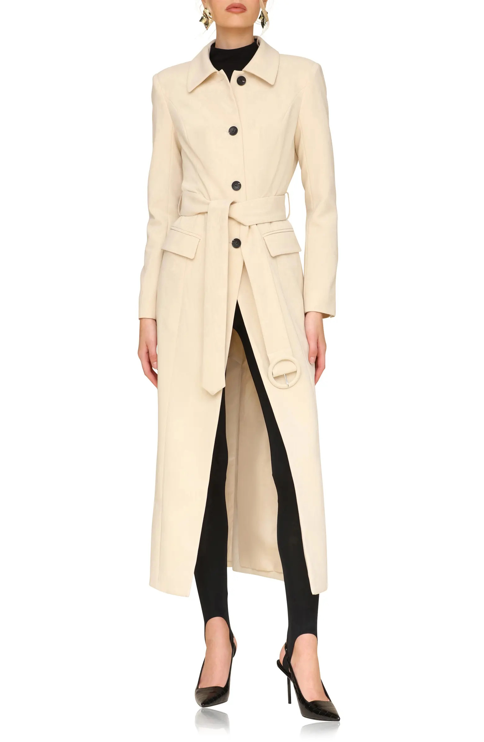 Avec Les Filles Modern Single Breasted Cutaway Coat | Nordstrom | Nordstrom