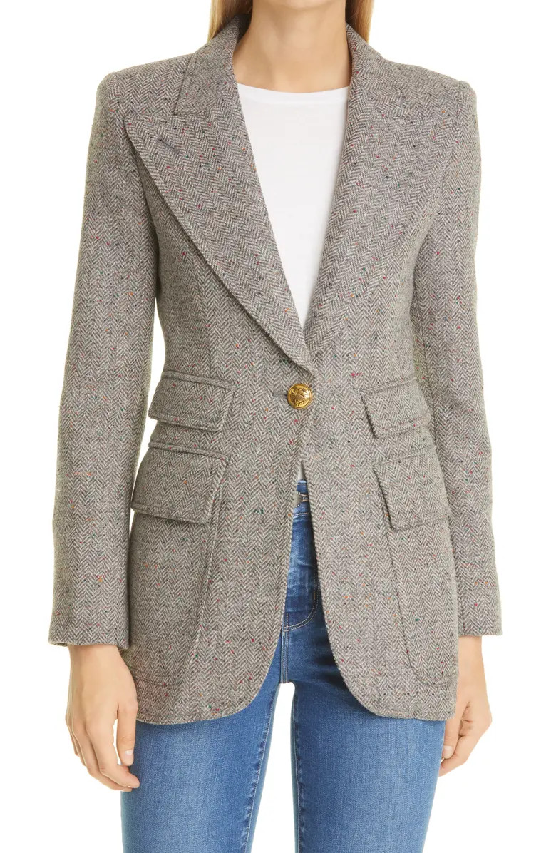 Birkin Herringbone Wool Blazer | Nordstrom