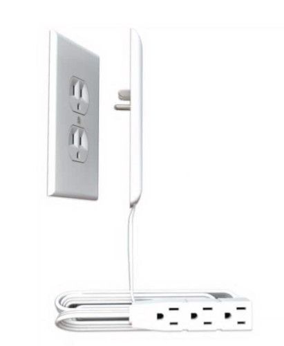 Sleek Socket 8 ft. 3-Outlet Cord and Plug Concealer with Cord Management Kit | eBay US