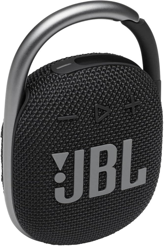 JBL Clip 4: Portable Speaker with Bluetooth, Built-in Battery, Waterproof and Dustproof Feature - Bl | Amazon (US)