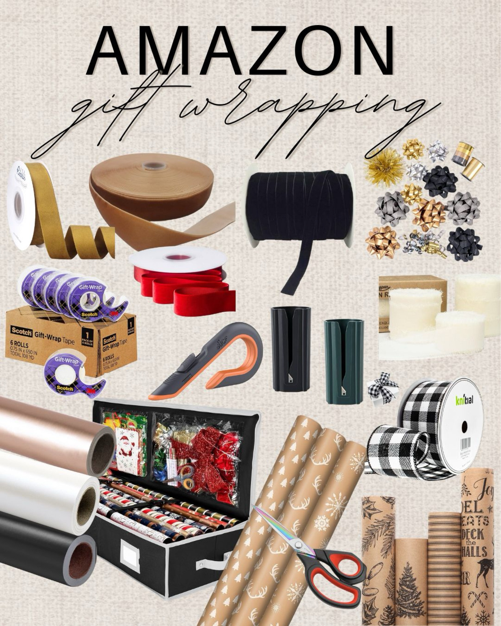 My Amazon wrapping picks!!

#LTKGiftGuide #LTKSeasonal #LTKHoliday