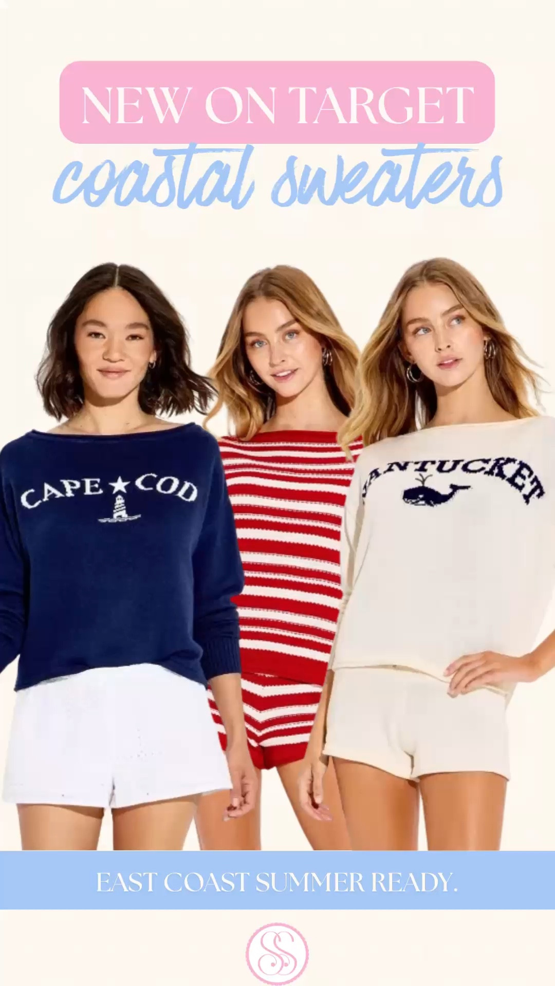 Target coastal sweaters | coastal sweater women | boat neck sweater women | rolled neck sweater women | Nantucket sweater | Cape Cod sweater | New England summer style | preppy style women | J.Crew look for less | Vineyard Vines look for less

These are the coastal sweaters women want every summer.

That easy boat neck, the rolled neckline, the relaxed classic fit, the cotton-rich knit. It has that very specific East Coast summer feel women usually go to Vineyard Vines and J.Crew for, just without the price tag.

They look like the kind of sweater you throw on over shorts at the beach, over white denim for dinner, or over a swimsuit on a breezy coastal morning. Very Cape Cod. Very Nantucket. Very New England summer. Very much that polished preppy coastal look for less.

coastal sweater women
boat neck sweater women
rolled neck sweater women
nautical sweater women
preppy sweater women
east coast summer outfit
new england summer outfit
cape cod style women
nantucket style women
beach town outfit women
vineyard vines look for less
j crew look for less
target style
target finds

The cotton blend keeps them easy and wearable, and the embroidered detail gives them that expensive-looking finish that makes a simple summer outfit feel more intentional.

If your style leans coastal, preppy, classic, nautical, and East Coast summer, these are such a strong find.

target coastal sweaters, coastal sweater women, boat neck sweater women, rolled neck sweater women, nantucket sweater women, cape cod sweater women, nautical sweater women, preppy sweater women, east coast summer outfit, new england summer outfit, coastal preppy style, vineyard vines look for less, j crew look for less, target style, target finds, beach town outfit women, summer sweater women, classic preppy style women, nantucket style women, cape cod style women

#TargetStyle #TargetFinds #CoastalStyle #PreppyStyle #NauticalStyle #NewEnglandSummer #EastCoastSummer #LTKFindsUnder50 #LTKFindsUnder100

#LTKWorkwear #LTKSeasonal #LTKTravel