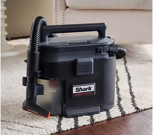 Shark MessMaster Portable Wet & Dry Vacuum w/ Car Detail Kit - QVC.com | QVC