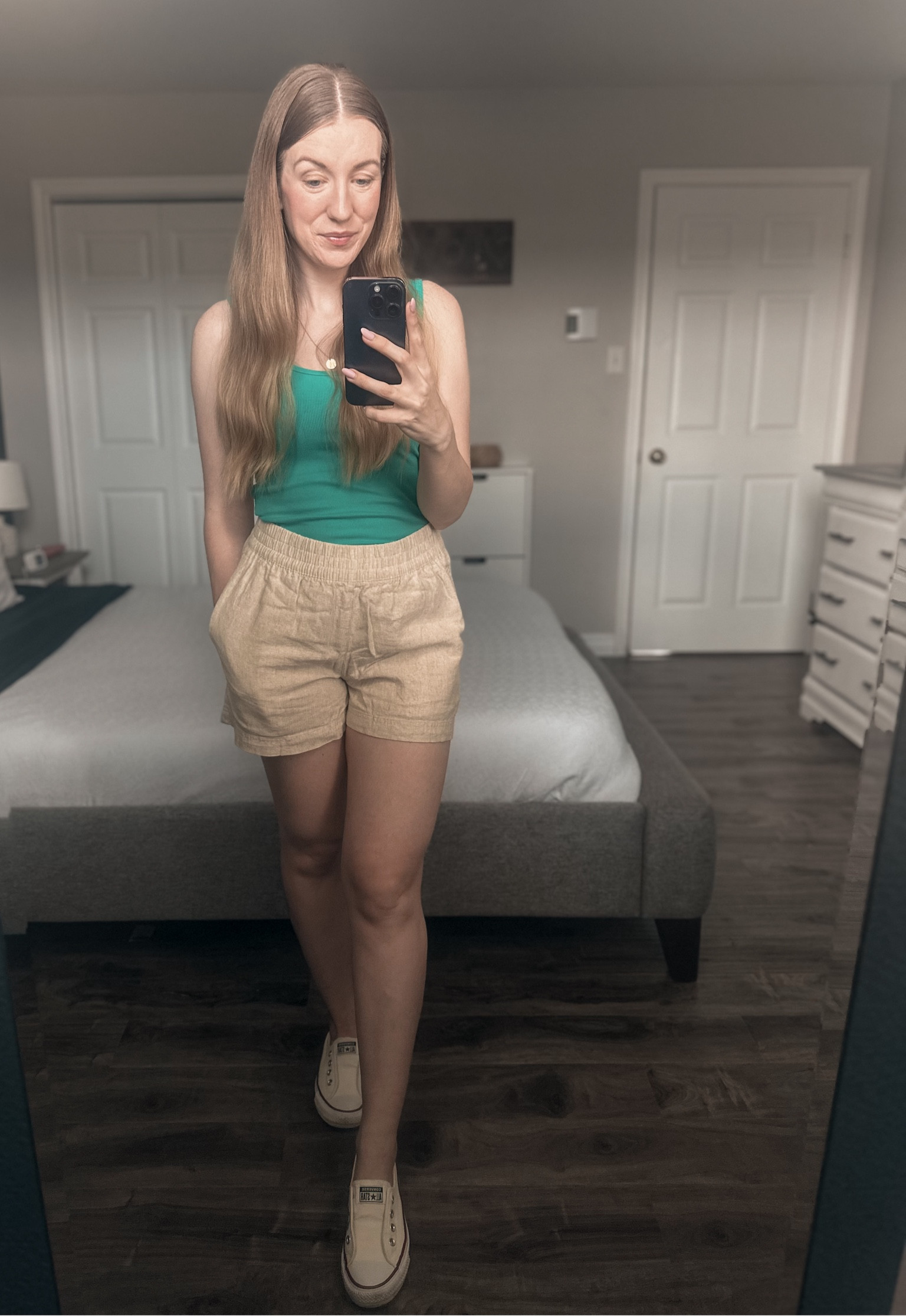 Summer ready from old navy, shorts now $14 and tank $9  

5’5 size XS tank and size small shorts 
#linenshorts

#LTKsummer #LTKcanada #LTKstyletip