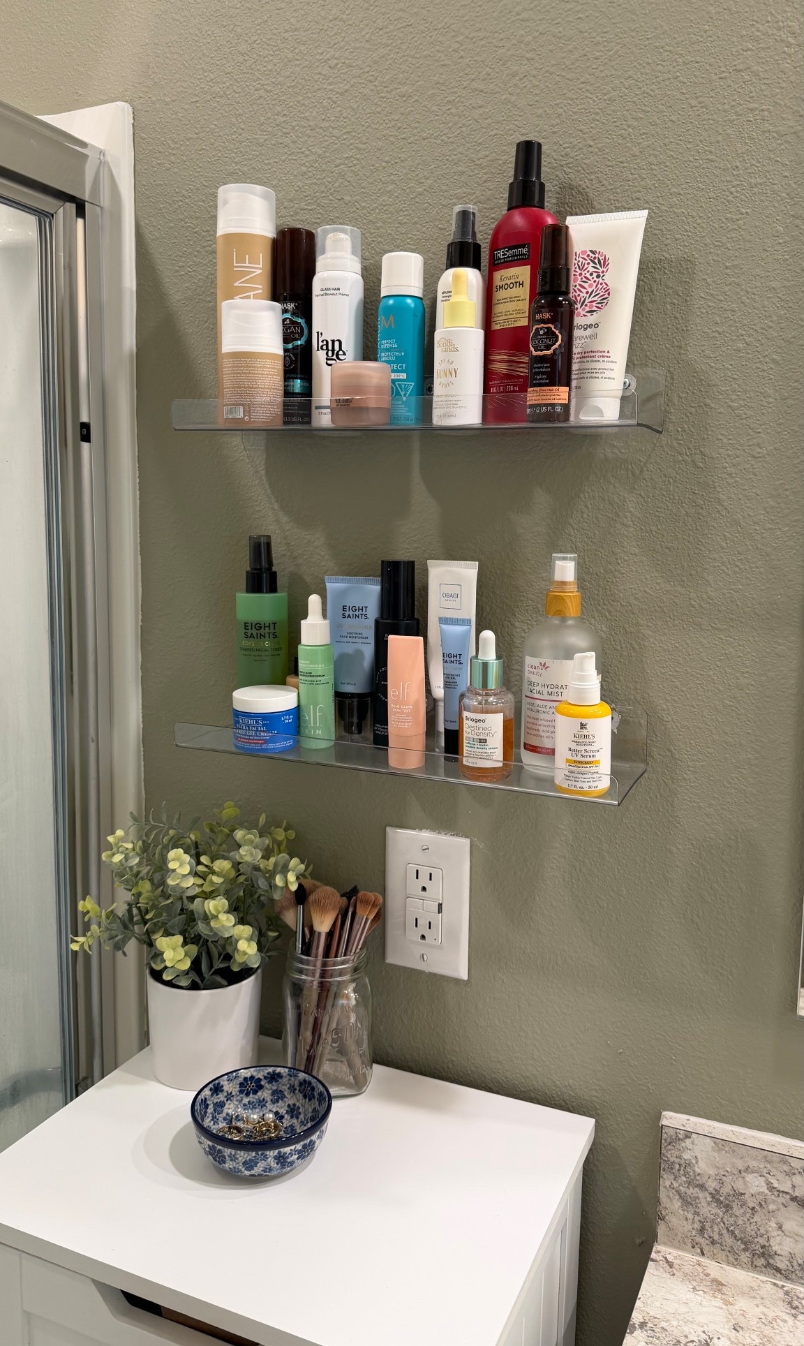 skincare organization shelves + bathroom storage drawers 🧺🫧🧹 

#LTKHome