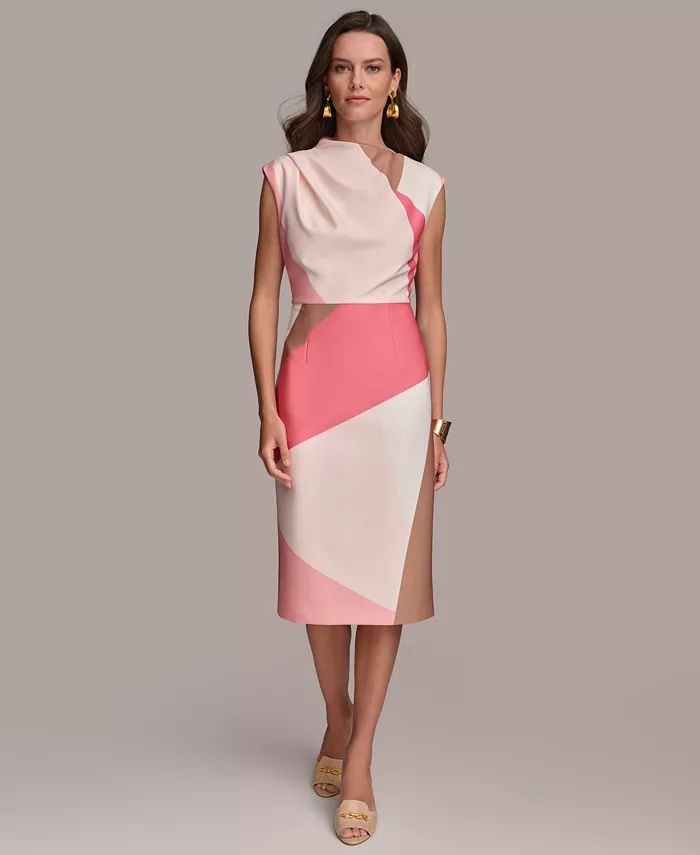 Women's Colorblocked Sheath Dress | Macy's
