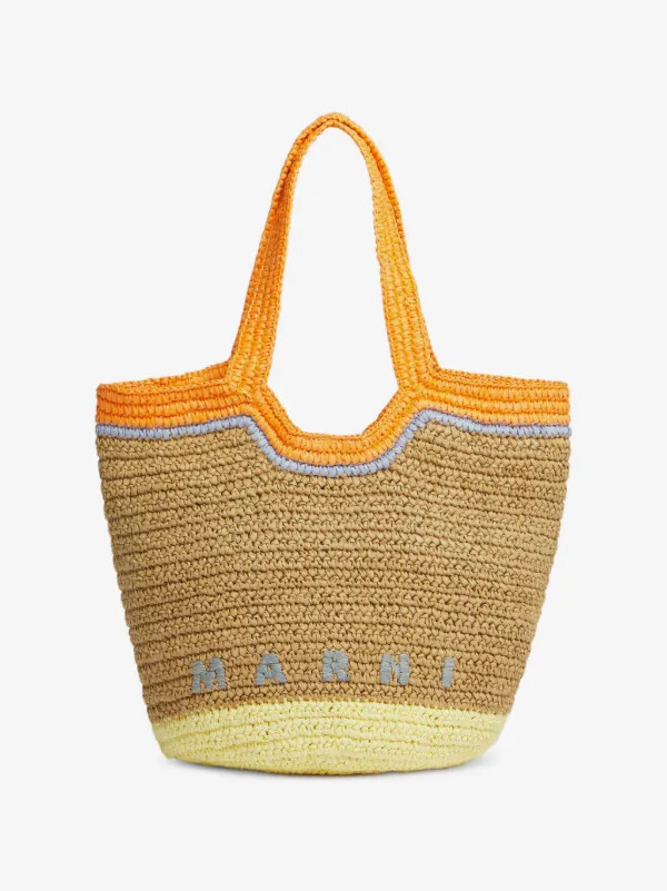 paper raffia Seaside shoulder bag | Farfetch Global