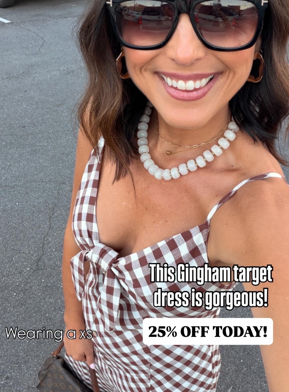 25% OFF TODAY! you need it!

love this gingham dress🤎 wearing a XS!

gingham dress outfit, brown maxi dress, summer outfit idea, casual dress style, lightweight dress, flattering fit, everyday outfit
#ltkstyle #summeroutfit #affordablefinds #outfitinspo #casualstyle #everydaywear