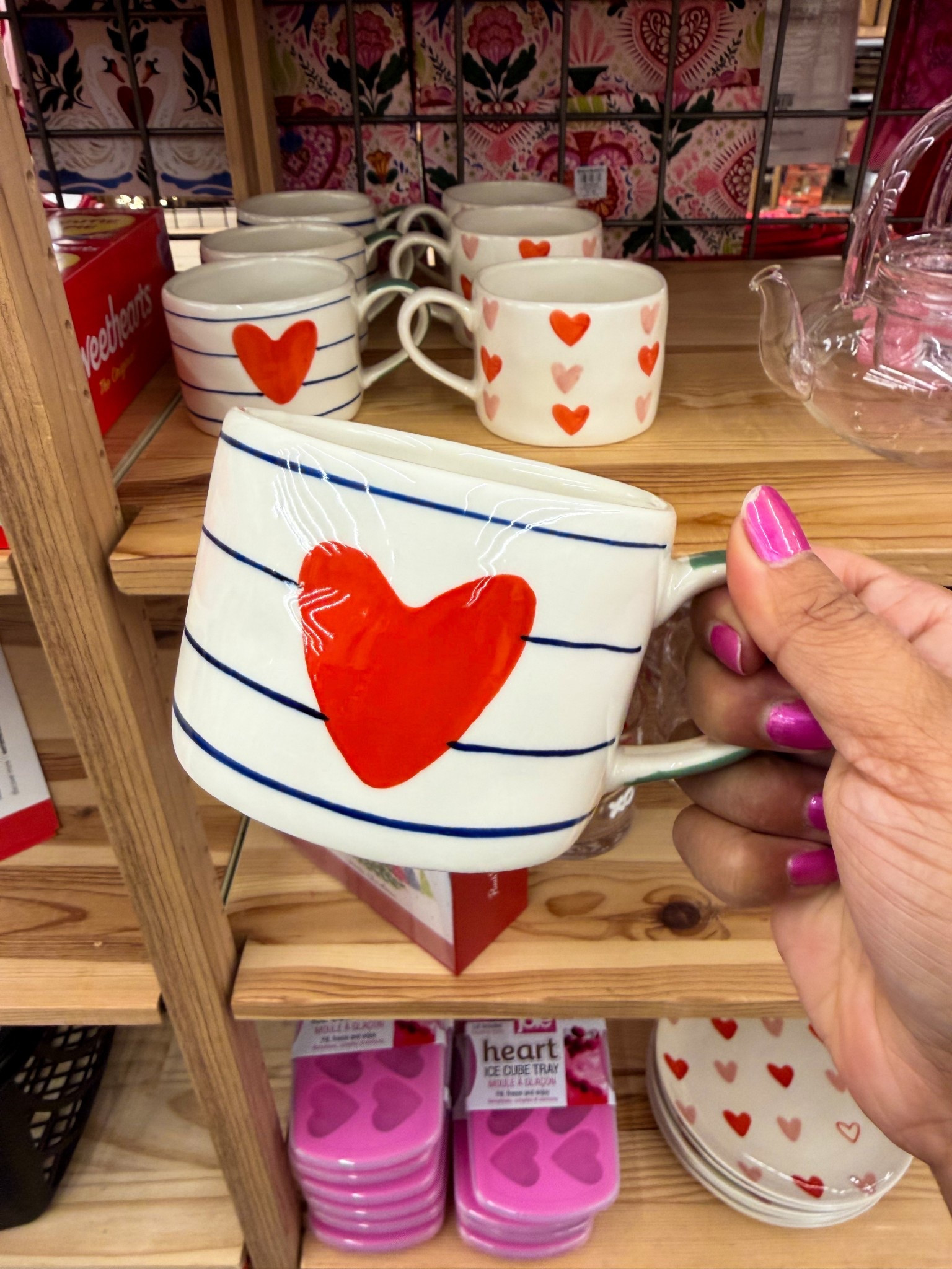 Heart mug, heart glassware, Valentine’s Day finds, pink aesthetic, pink finds, hearts, Valentine’s Day inspo

#LTKHome