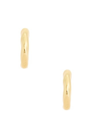 Ettika Liquid Luxe Medium Hoop Earrings in Gold from Revolve.com | Revolve Clothing (Global)