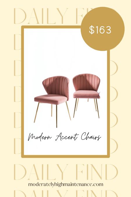 Check out these velvet, modern & rose colored accent chairs I’m loving!

#velvetchair
#accentchair #pink #lightpink #modernchair #livingroomchair #bedroomchair 
#homedecor #airbnbproperties #airbnb #airbnbdecor #airbnbhost #airbnbproducts
#interiordesign #housedecor #favorites #homedecorfavorites #homedecoressentials #musthaves #homedecormusthaves #summerfinds #decorating #modern #modernhomedecor #aesthetic #aesthetichome #modernaesthetic #modernminimalistic #modernminimalistichome #homeinterior #bestproductshome #besthomeproducts #homeessentials #pattern #livingroom #kitchen #diningroom #bedroom #wall #outdoor 

#LTKhome #LTKFind