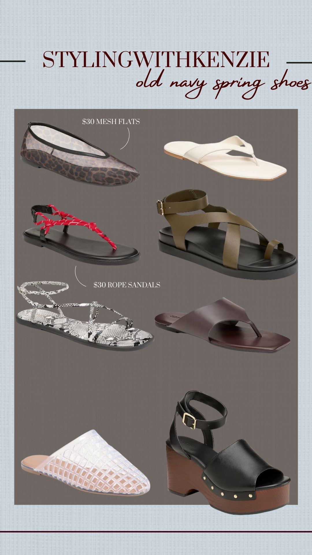 OLD NAVY SPRING SHOES🌷🍃🌤 

 #LTKSpringSale #LTKmomlife #LTKSeasonal