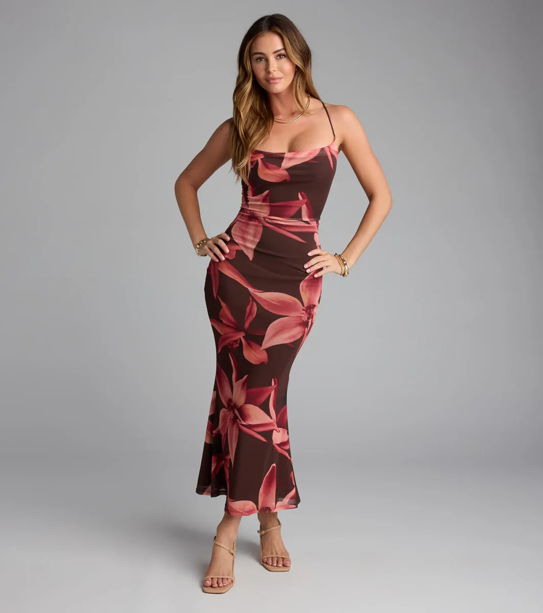 Bloom and Own It Floral Strappy Maxi Dress | Windsor Stores