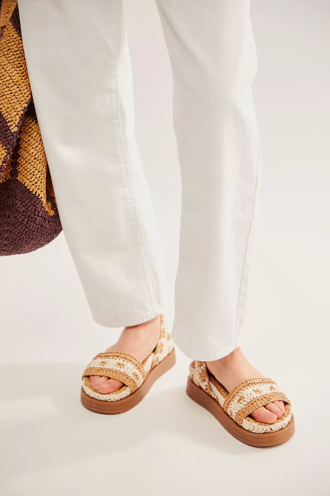 Roma Raffia Sandals | Free People (Global - UK&FR Excluded)