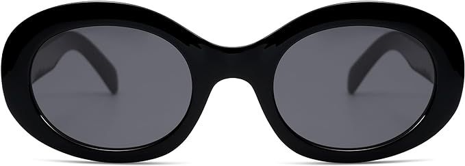 Allarallvr Oval Trendy Retro Sunglasses For Women Men Fashion Sun Glasses AR82158 | Amazon (US)