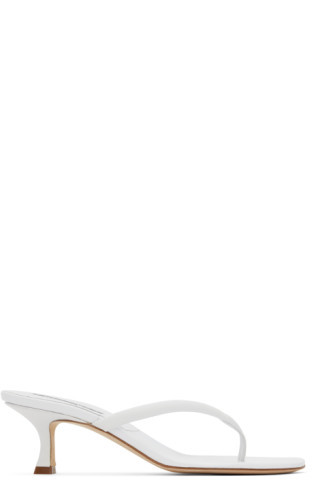 White Paterno Heeled Sandals | SSENSE