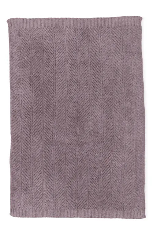 barefoot dreams CozyChic® Herringbone Throw Blanket in Beach Rock at Nordstrom | Nordstrom