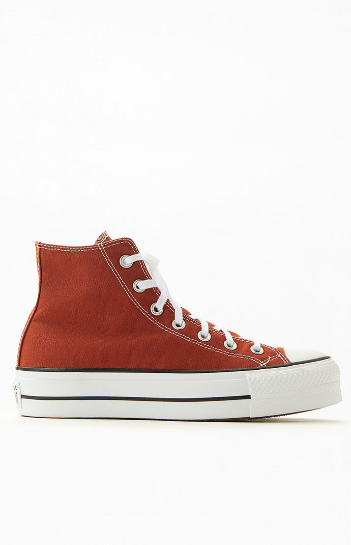 Converse Red Chuck Taylor All Star Lift High Top Sneakers - Size 7.5 | PacSun