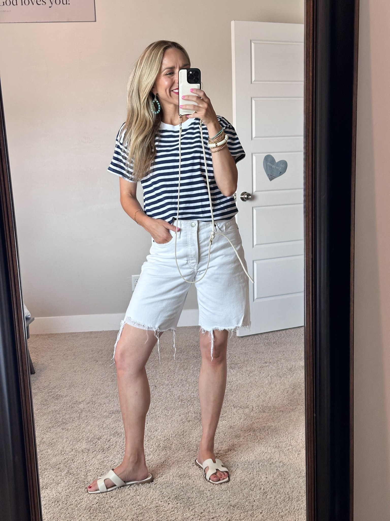 Easy summer outfit for my busy moms! These exact shorts are sold out, but I linked a ton of good ones that are the same color or similar style! 

#LTKFindsUnder50 #LTKSeasonal #LTKStyleTip