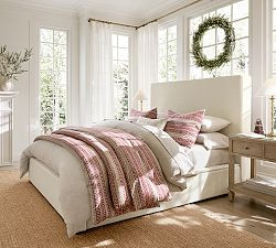 Carmel Upholstered Platform Bed | Pottery Barn (US)