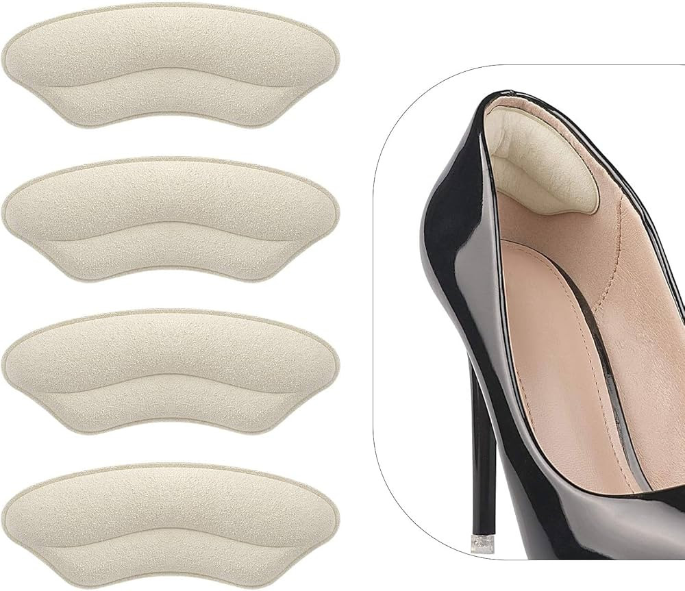 Heel Grips Liner Cushions Inserts for Loose Shoes, Heel Pads Snugs for Shoe Too Big Men Women, Fi... | Amazon (US)