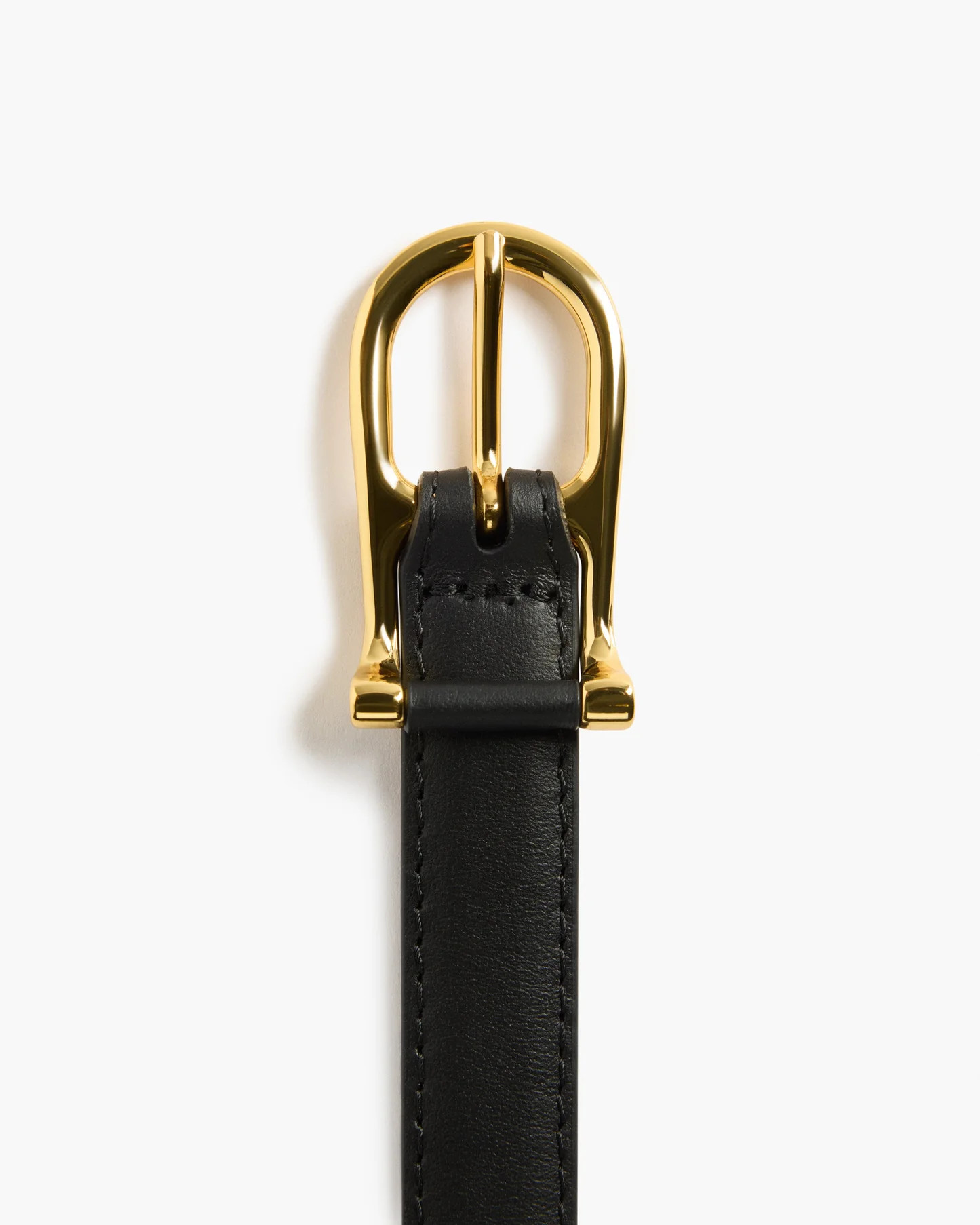 Betty Belt Leather Black Belt | Flattered
