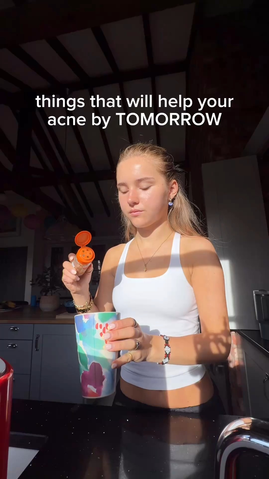 things that help your acne by TOMORROW!