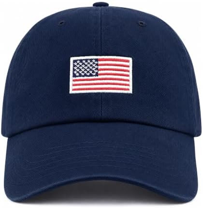 USA Flag & Embroidery Premium 100% Cotton Low Profile Adjustable Baseball Dad Cap | Amazon (US)
