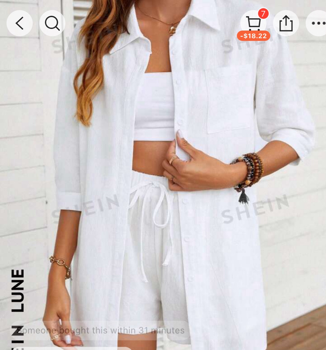White shirt & shorts set 

#LTKstyletip #LTKsalealert #LTKmidsize