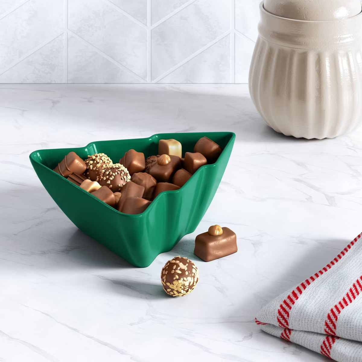 8oz Christmas Plastic Figural Tree Dip Bowl Green - Wondershop™ | Target