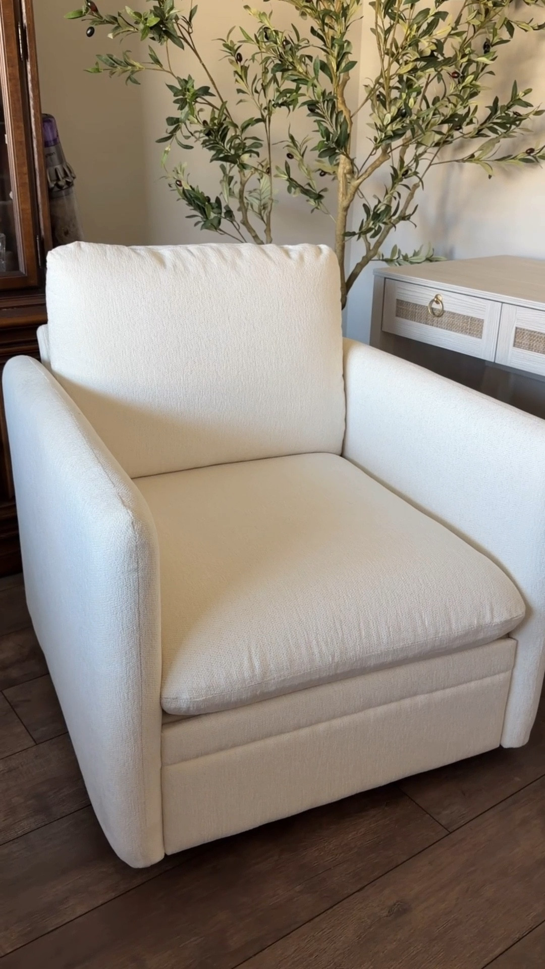How perfect is this upholstered swivel chair from @Wayfair ??
It’s such a great price, easy to put together, and such great quality! 

Perfect piece for my home office makeover!! ✨👏🏼

#LTKHome