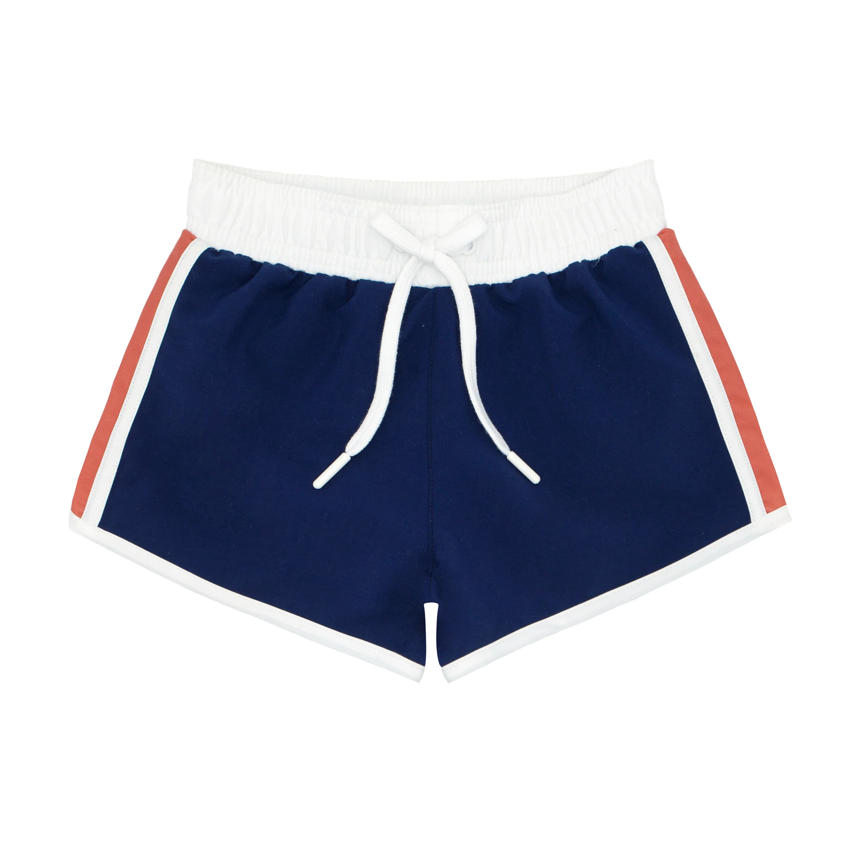 boys navy and dusty red boardie | minnow swim | minnow