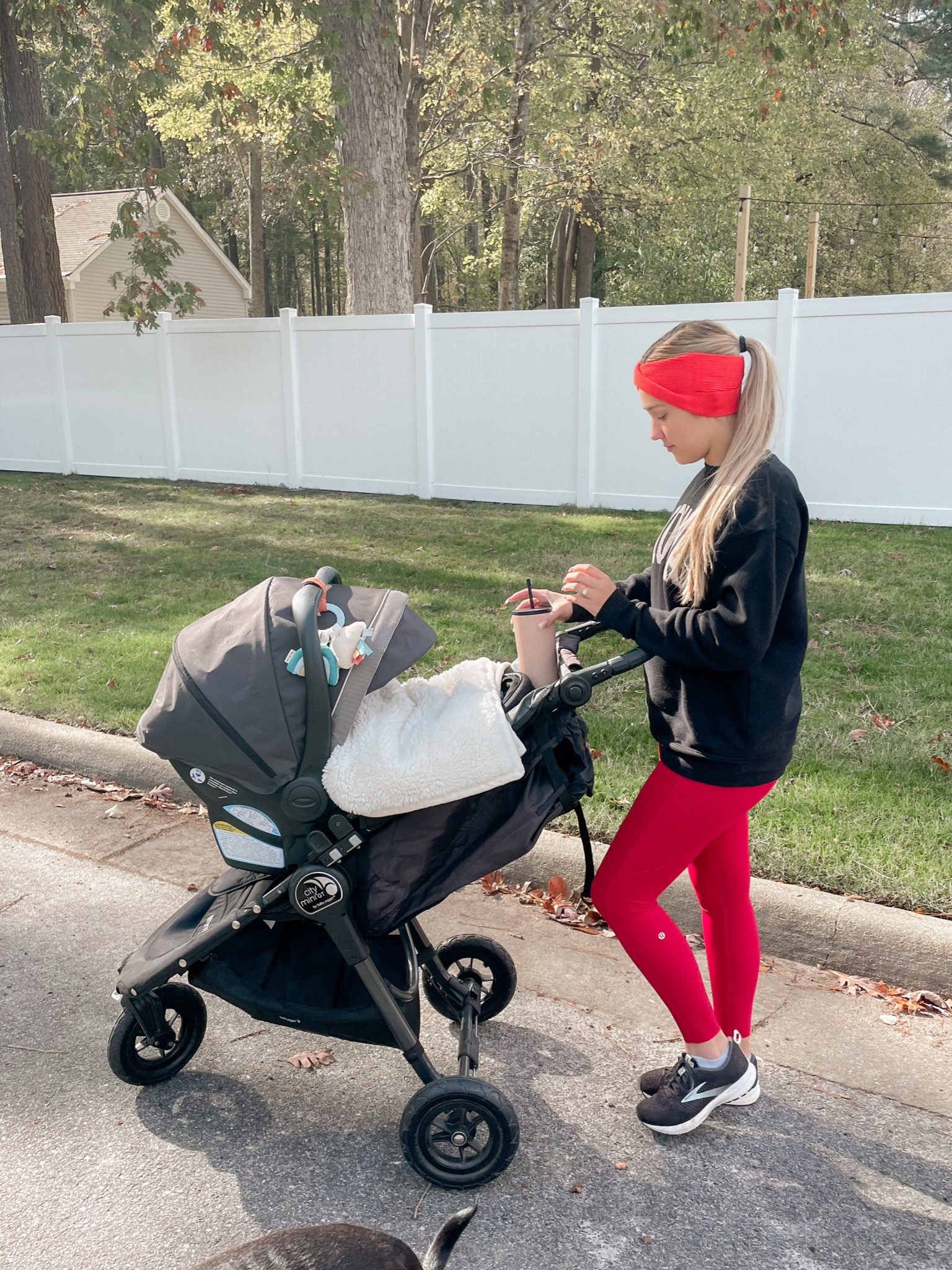 Feeling very • CHRISTMAS • like on our morning walk

#LTKstyletip #LTKbaby #LTKfit