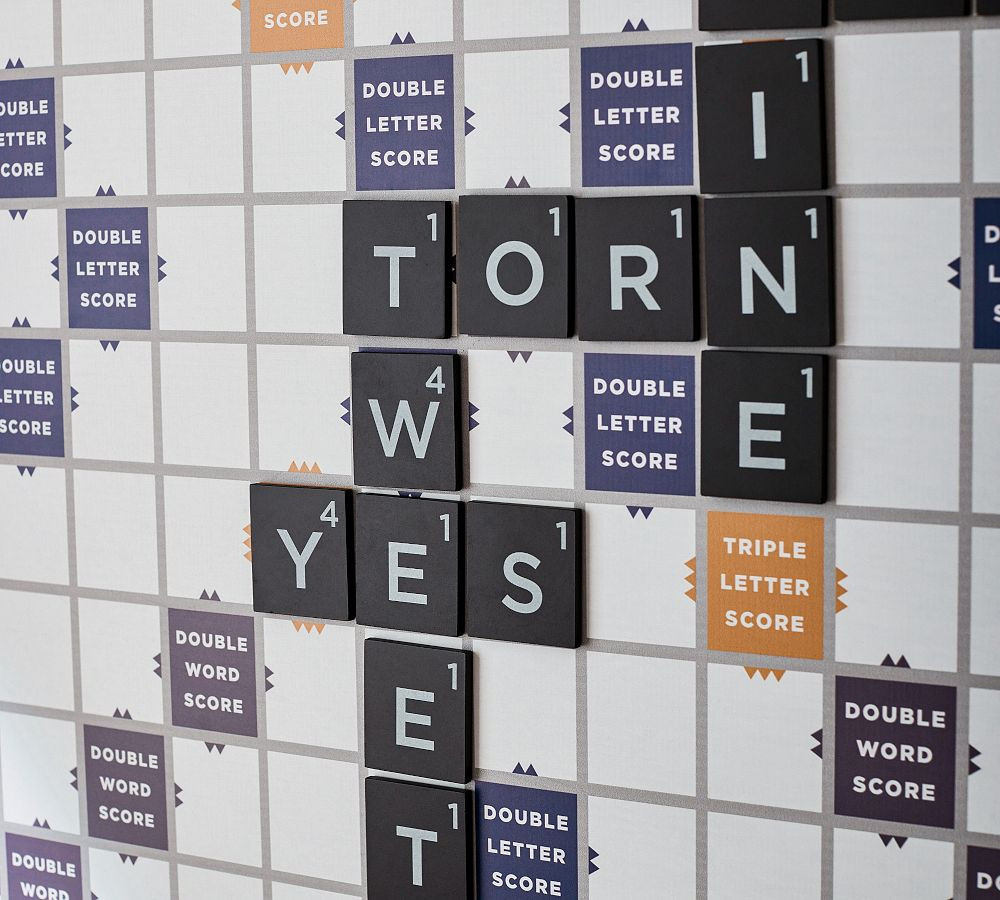 Oversized Wooden Scrabble Wall Game | Pottery Barn (US)