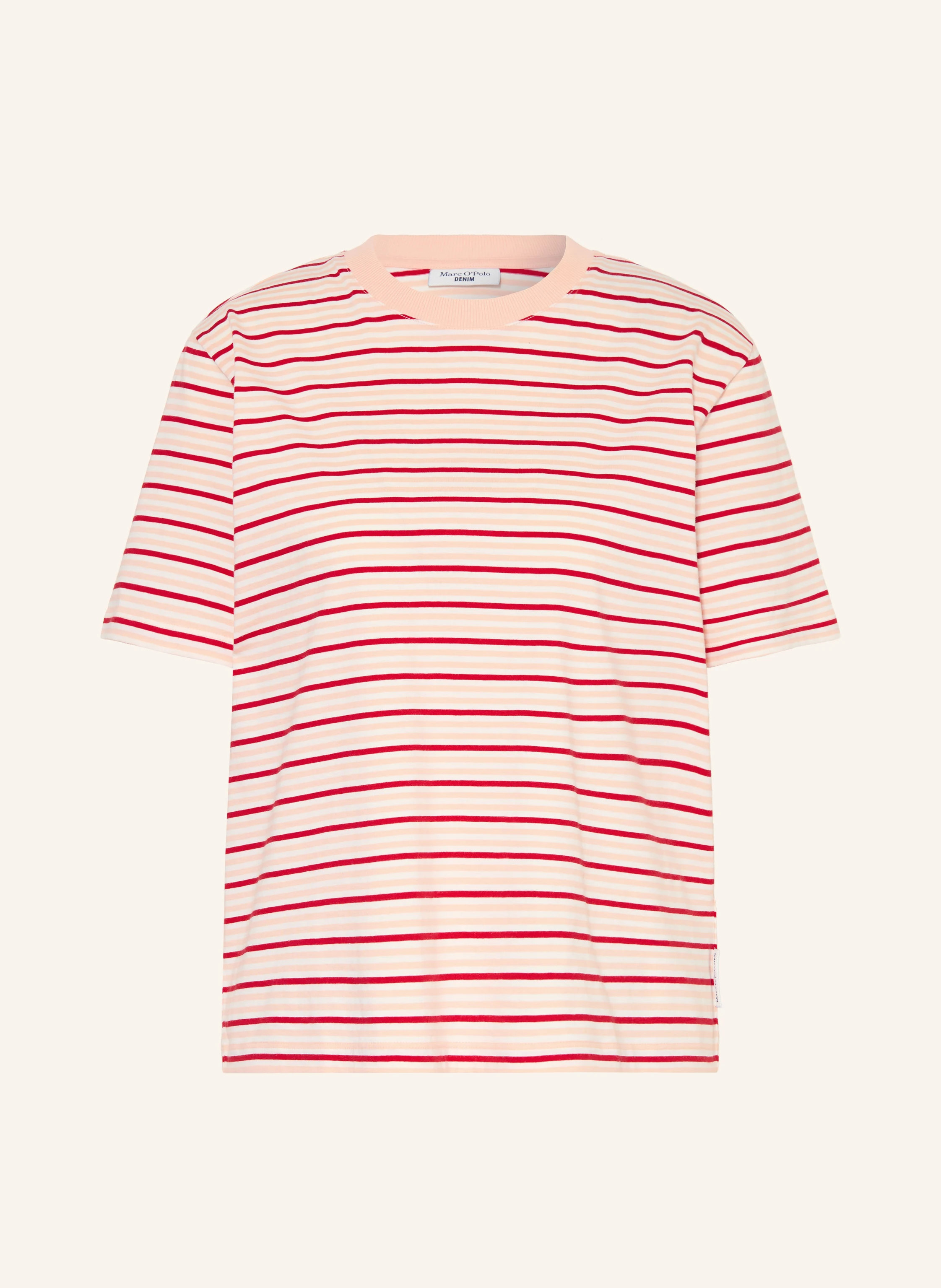 Marc O'Polo DENIM T-Shirt in braun / rosa / weiss | Breuninger (DACH)