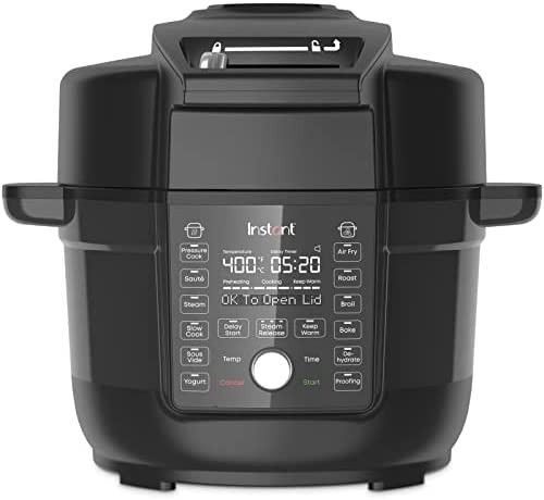 Instant Pot 6.5 Quart Duo Crisp Ultimate Lid, 13-in-1 Air Fryer and Pressure Cooker Combo, Sauté, Sl | Amazon (US)