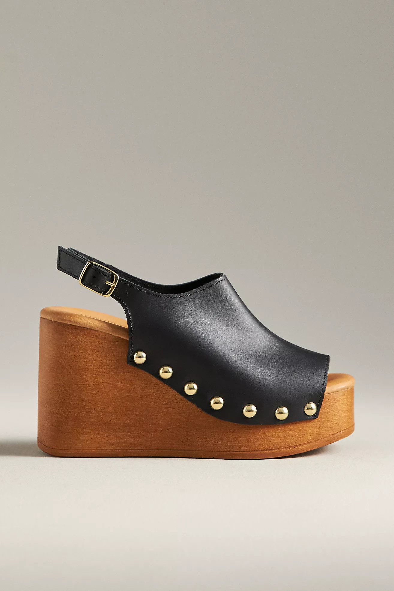 By Anthropolgie Slingback Wood-Bottom Heels | Anthropologie (US)