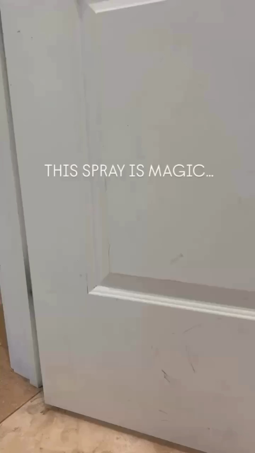 This wall spray is magic!!

(FB)