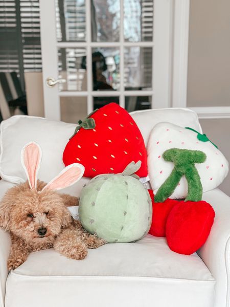The most adorable seasonal pillow finds today! The white strawberry is my favorite 😍

#LTKSpringSale #LTKSeasonal #LTKhome