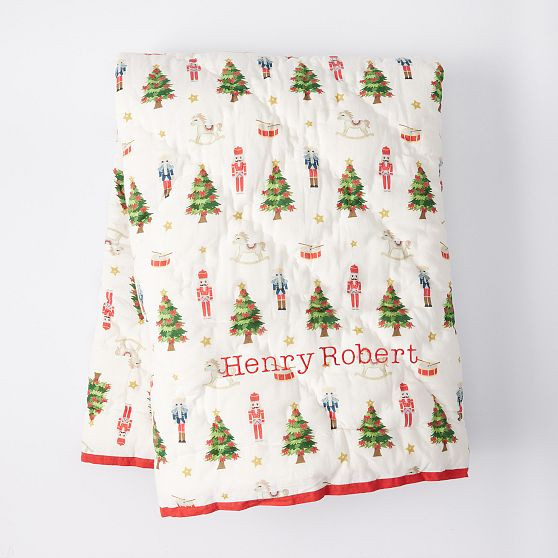 Holiday Baby Quilt | Mark and Graham